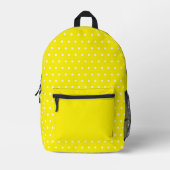 Sunny Polka Dot Rugzak met Klassiek Contrast (Voorkant)