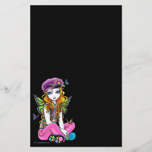 "Sunny" Rainbow Fairy Get Pen Stationery Briefpapier (Voorkant)