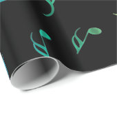 Sunny Rainbow Musical Notes Wrapping Paper Cadeaupapier (Rol Hoek)