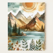 Sunny Rustique Boho Nature Motif Mountain Lake (Dos)