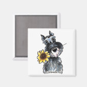 Sunny Schnauzer Classic Magneet (Voorkant / Achterkant)