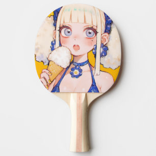 Sunny Scoop Anime Girl beroemd gemaakt door Vanill Tafeltennisbatje