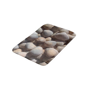 Sunny Seashells, Bath Mat, Summer Beach, Natuur Badmat
