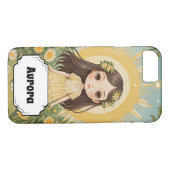 Sunny Serenade gepersonaliseerd Case-Mate iPhone Case (Achterkant (Horizontaal))