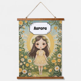 Sunny Serenade gepersonaliseerd Hangend Wandkleed