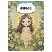 Sunny Serenade gepersonaliseerd Klembord (Achterkant)