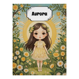 Sunny Serenade gepersonaliseerd Perfect Poster