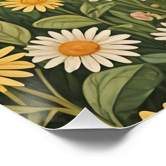 Sunny Serenade gepersonaliseerd Perfect Poster (Hoek)