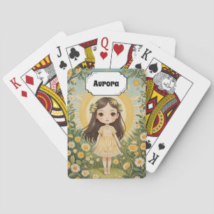 Sunny Serenade gepersonaliseerd Pokerkaarten