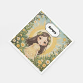 Sunny Serenade gepersonaliseerd Servet (Hoek)