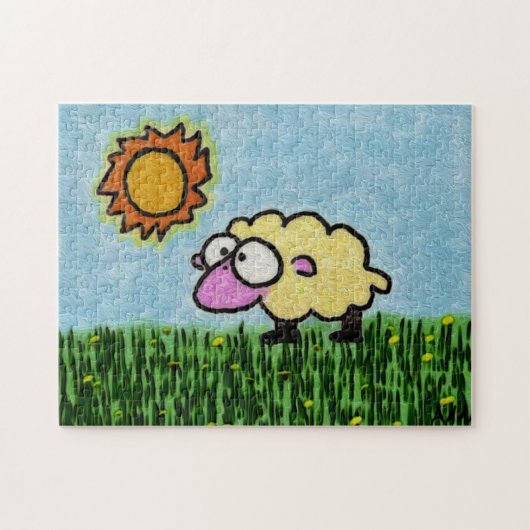 Sunny Sheep Legpuzzel (Horizontaal)