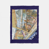 Sunny Side of Insanity Fleece Deken (Voorkant)