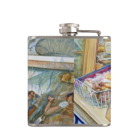 Sunny Side of Insanity Heupfles (Achterkant)