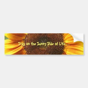 Sunny Side Sunflower Bumpersticker