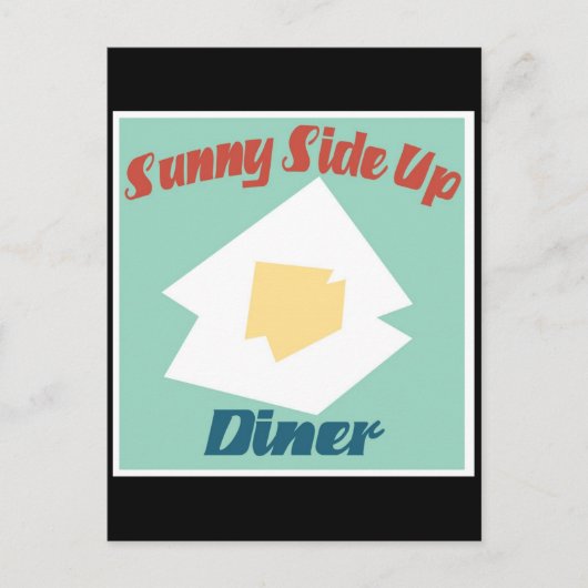 Sunny Side Up Diner Briefkaart (Voorkant)