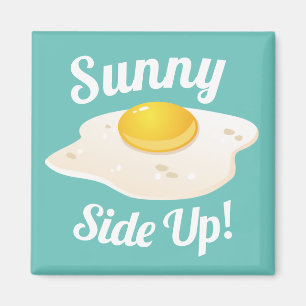 Sunny Side Up Fried Egg Breakfast Magneet