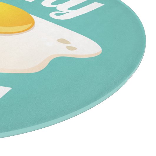 Sunny Side Up Fried Egg Breakfast Snijplank (Hoek)