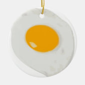 Sunny Side Up Fried Egg Keramisch Ornament (Voorkant)