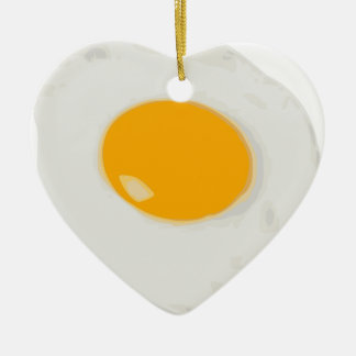 Sunny Side Up Fried Egg Keramisch Ornament