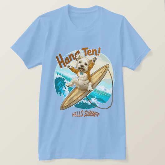 Sunny Skater Pup T-shirt (Design voorkant)