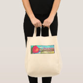 SUNNY SLOPE PEACHES TOTE BAG (Voorkant (product))