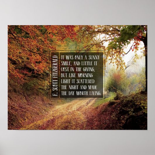 Sunny Smile Poster (Voorkant)