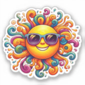 Sunny Smile Sticker (Voorkant)