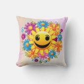 Sunny Smiles Kussen (Voorkant)