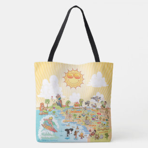 Sunny SoCal Canvas tas