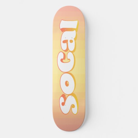 Sunny SoCal Skateboard (Voorkant)
