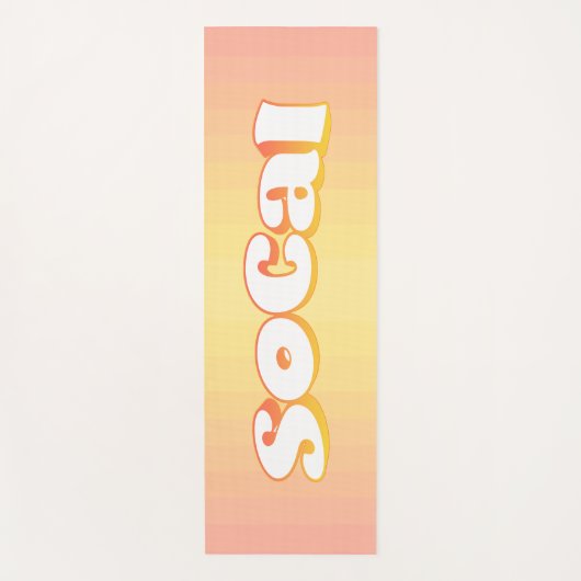 Sunny SoCal Yogamat (Voorkant)