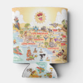 Sunny Southern California Blikjeskoeler (Achterkant)