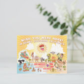 Sunny Southern California Briefkaart (Staand voorkant)