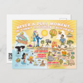 Sunny Southern California Briefkaart (Voorkant / Achterkant)