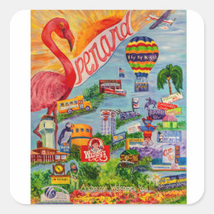 Sunny Spenard Alaska sticker