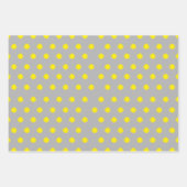 Sunny Splatter Polka Dot Pattern Inpakpapier Vel (Voorkant 3)