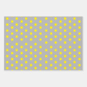 Sunny Splatter Polka Dot Pattern Inpakpapier Vel (Voorkant 2)