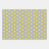 Sunny Splatter Polka Dot Pattern Inpakpapier Vel (Voorkant)
