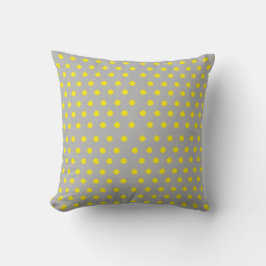 Sunny Splatter Polka Dot Pattern Kussen