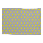 Sunny Splatter Polka Dot Pattern Kussensloop (Achterkant)