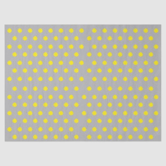 Sunny Splatter Polka Dot Pattern Tissuepapier (Voorkant)