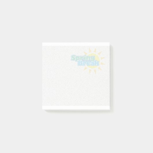 Sunny Spring Break - Post-it® Notes (Voorkant)
