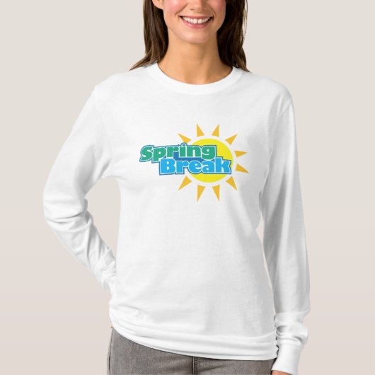 Sunny Spring Break- T-shirt (Voorkant)
