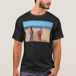 Sunny Summer Beach kleurrijke Ocean Sun Summer Zee T-shirt