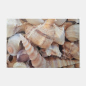 Sunny Summer Exotic Tropical Romantic Sea Shells Deurmat (Voorkant)