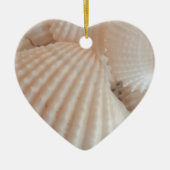 Sunny Summer Seashells. Romantisch, exotisch tropi Keramisch Ornament (Voorkant)