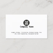 Sunny Sunflower Carte de visite de la nature (Dos)