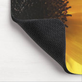 Sunny Sunflower Closeup Custom Muismat (Hoek)