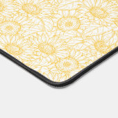 Sunny Sunflower Pattern Bureaumat (Hoek)