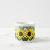 Sunny Sunflower Specialized Custom Text Espresso Kop (Voorkant)